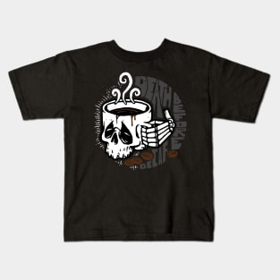 Death Before Decafe Kids T-Shirt